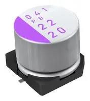 CAP, 1000UF, 16V, ALU ELEC, POLYMER, SMD