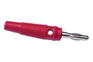 CONN, BANANA PLUG, 24A, 60V, RED