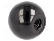 Ball knob; Ø: 40mm; Int.thread: M8; 15mm; duroplast PF ELESA+GANTER