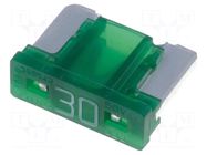 Fuse: fuse; 30A; 32VDC; automotive; MINIVAL LOW PROFILE; MINI MTA