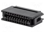 Connector: card edge; PIN: 20; IDC; for ribbon cable; 2.54mm CONNFLY