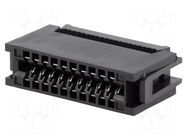 Connector: card edge; PIN: 20; IDC; for ribbon cable; 2.54mm CONNFLY