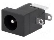 Connector: DC supply; socket; male; 5A; angled 90°; soldering; bulk CLIFF