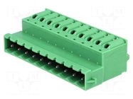 Connector: pluggable terminal block; plug; male; 12A; 250V; tinned PHOENIX CONTACT
