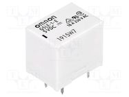 Relay: electromagnetic; SPDT; Ucoil: 5VDC; Icontacts max: 16A; PCB OMRON Electronic Components