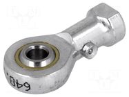 Ball joint; 6mm; M6; 1; right hand thread,inside; steel ELESA+GANTER