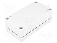 Enclosure: multipurpose; X: 65mm; Y: 120mm; Z: 40mm; 1555; ABS; grey HAMMOND