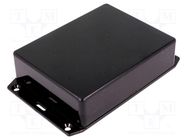 Enclosure: multipurpose; X: 94mm; Y: 121mm; Z: 34mm; 1591; ABS; black HAMMOND