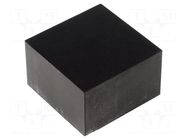 Enclosure: designed for potting; X: 50mm; Y: 50mm; Z: 30mm; ABS; 1596 HAMMOND