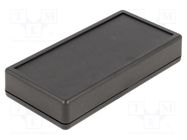 Enclosure: multipurpose; X: 65mm; Y: 130mm; Z: 25mm; 1599; ABS; black HAMMOND