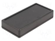 Enclosure: multipurpose; X: 65mm; Y: 130mm; Z: 25mm; 1599; ABS; black HAMMOND