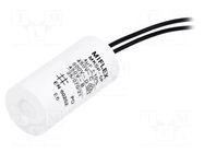 Capacitor: polypropylene; motors, run; 4uF; 450V; Ø25x51mm; ±10% MIFLEX