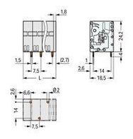 TB, WIRE TO BOARD, 2WAY, 20-8AWG