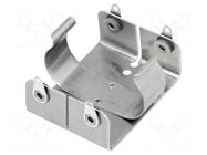 Holder; C,R14; Batt.no: 2; PCB,screw; solder lugs; brass; aluminium KEYSTONE