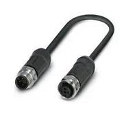 SENSOR CORD, 4P M12 PLUG-M12 RCPT, 5M