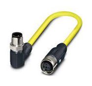 SENSOR CORD, 4P M12 PLUG-M12 RCPT, 500MM