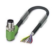 SENSOR CORD, 8P M12 PLUG-FREE END, 10M