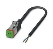 SENSOR CORD, 2P RCPT VALVE-FREE END, 3M