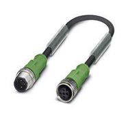 SENSOR CORD, 3P M12 PLUG-M12 RCPT, 1.5M