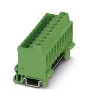 DIN RAIL TB, PLUG-IN BLOCK, 3WAY, 12AWG