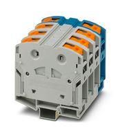 DINRAIL TERMINAL BLOCK, 8WAY, 0000AWG