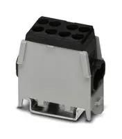 DIN RAIL TB, TRUNK LINE, 4WAY, 2AWG