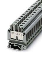 DIN RAIL TB, FEED-THRU, 2WAY, 8AWG