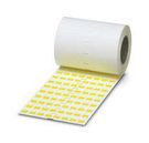 LABEL, POLYESTER, YELLOW, 7MM X 10MM