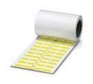 LABEL, POLYESTER, YELLOW, 7MM X 20MM