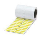 LABEL, POLYESTER, YELLOW, 8MM X 20MM