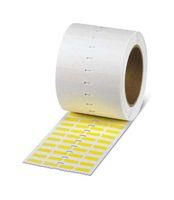 LABEL, POLYESTER, YELLOW, 8MM X 20MM
