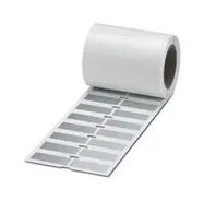 LABEL, POLYESTER, SILVER, 15MM X 40MM