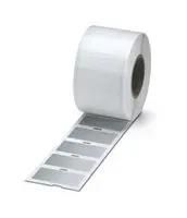 LABEL, POLYESTER, SILVER, 25MM X 51MM
