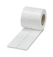 LABEL, POLYESTER, WHITE, 8MM X 29MM