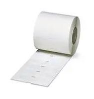 LABEL, PVC, WHITE, 10MM X 25MM