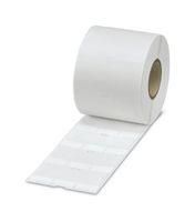 LABEL, PVC, WHITE, 13MM X 25MM