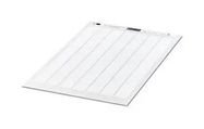 LABEL, POLYESTER, WHITE, 8MM X 25MM
