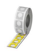 LABEL, POLYESTER, YELLOW, 10MM X 45MM