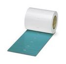 LABEL, POLYESTER, TURQUOISE, 23 X 103MM