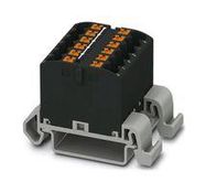 TB, DISTRIBUTION BLOCK, 12P, 12AWG, BLK