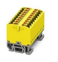 TB, DISTRIBUTION BLOCK, 18P, 12AWG, YEL