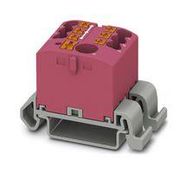 TB, POWER DISTRIBUTION, 7P, 12AWG, PINK