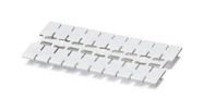 MARKER STRIP, BLANK, 6MM, WHITE, TB