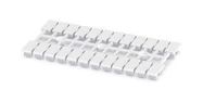 MARKER STRIP, BLANK, 5MM, WHITE, TB