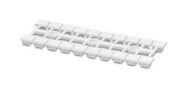 MARKER STRIP, BLANK, 6MM, WHITE, TB