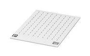 MARKER CARD, BLANK, 6.2MM, WHITE, TB