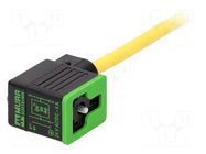 Valve connector; plug; Type: BI; PIN: 3; 11mm; female; 24VDC; 4A; IP65 MURRELEKTRONIK
