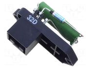 Resistor: wire-wound; 1Ω; ±10%; 12VDC; 172°C; blower TELPOD