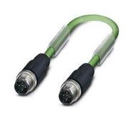 SENSOR CORD, 4P M12 PLUG- M12 PLUG, 1M