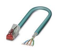 ETHERNET CABLE, RJ45 PLUG-FREE END, 5M